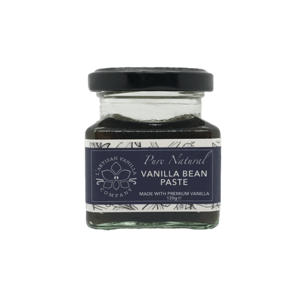 Pure & Natural Vanilla Bean Paste, made with Plant-based Glycerine, 120g