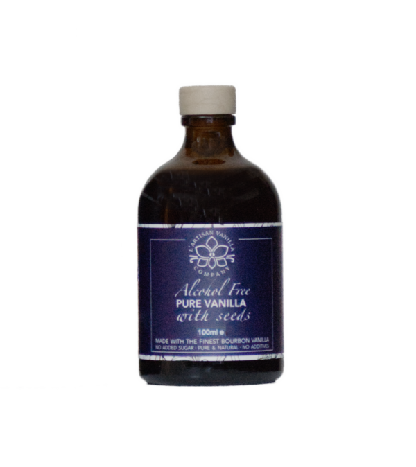 Alcohol Free Pure & Natural Real Vanilla Extract, with Seeds